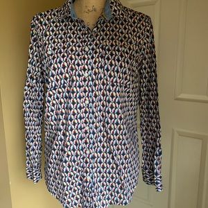 ST JOHN’S BAY BLOUSE BIRD SIZE PL